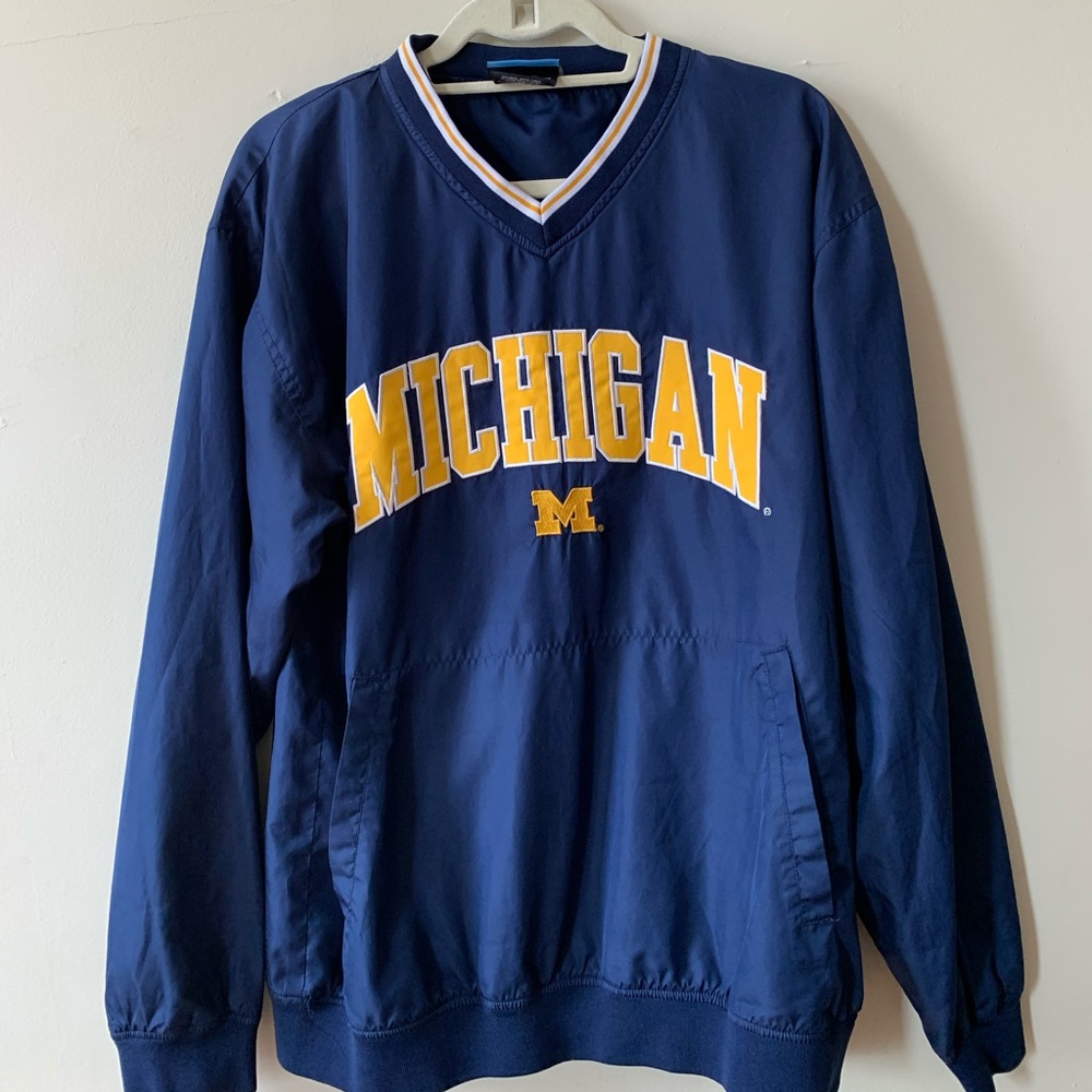 Michigan Windbreaker Crewneck